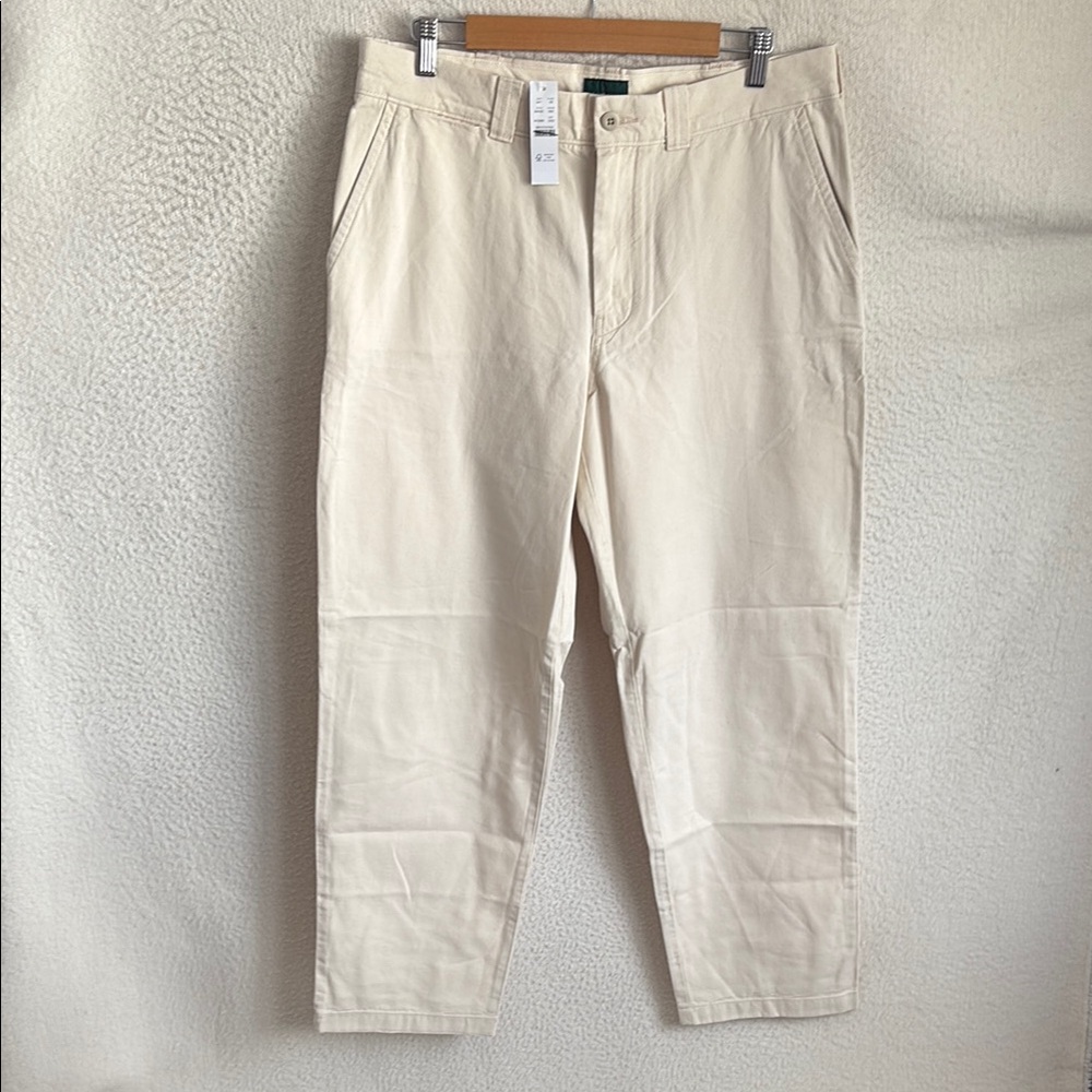 J. Crew Cream Chino Pants